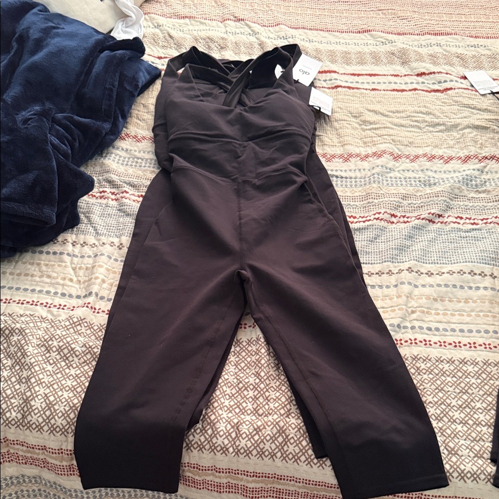 Alo Elegant Black Jumpsuit